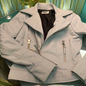 Balenciaga leather moto 42